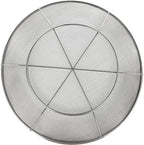 Juvale Stainless Steel Fine Mesh Strainer - Durable Rust-Resistant Mesh Colander - Ergonomic Handle Rice Colander - Ultra-Fine Flour Sifter - Dishwasher Safe with Stable Design - 11 in x 4 in, Silver