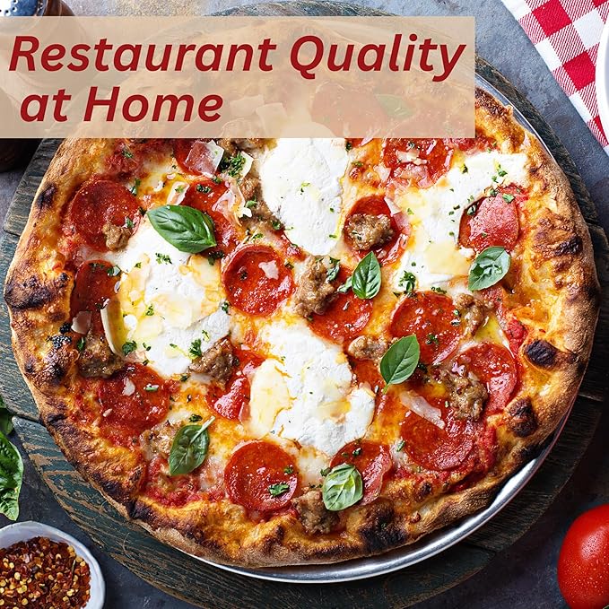 ThermiChef 14" by 20" Pizza Steel (1/4" Thickness) - Multipurpose Cooking Steel for Ovens & Grills - Made in the USA