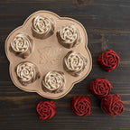 Nordic Ware Rosebud Cakelet, 2.25 Cup Capacity, Toffee