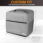 Bartesian Dust Cover - Bartesian Cover for Cocktail Machine - Compatible with Premium, Professional, Duet - Grey