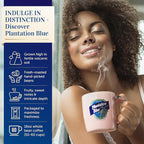 Plantation Blue 100% Blue Mountain Coffee from Jamaica, Medium Roasted Whole Beans (12oz)