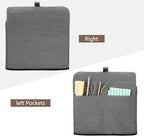 CURMIO Cocktail Machine Dust Cover Compatible with Bartesian Premium, Professional, Duet, Cocktail Maker Machine Dust Cover with Pockets for Cocktail Capsules, Gray, Patent Design