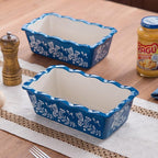 Wisenvoy Loaf Pan Bread Pan Ceramic loaf pans for baking Porcelain Baking Pans Nonstick Bread Pans for Baking