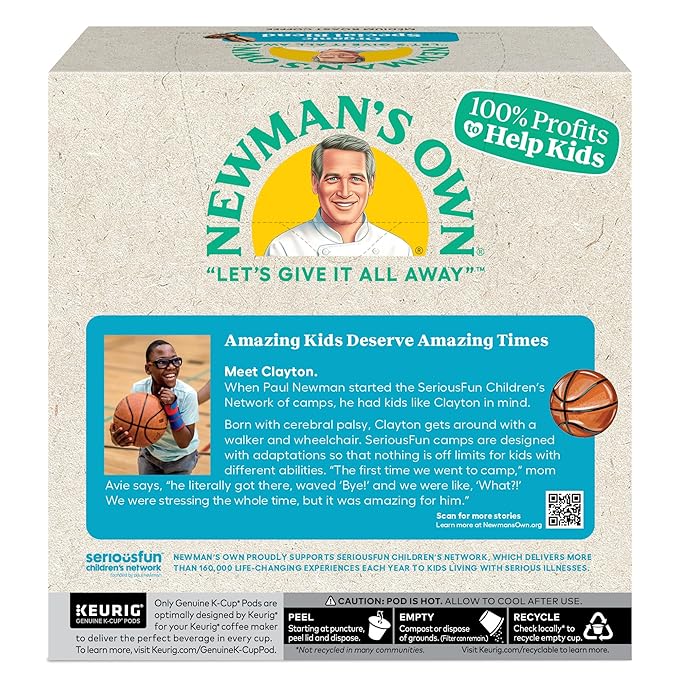Newman's Own Organics Newman's Special Blend, Keurig Single-Serve K-Cup Pods, Medium Roast Coffee, 32 Count