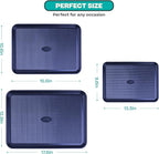 Baker's Secret Non Stick Baking Sheets, Set of 3 Cookie Sheets for Oven, Diamond Texture Premium Air Flow, Extra Thick 0.6mm, PFOA PFOS PTFE and PFAS Free Bakeware, 3 Sizes
