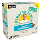 Newman's Own Organics Newman's Special Blend, Keurig Single-Serve K-Cup Pods, Medium Roast Coffee, 32 Count