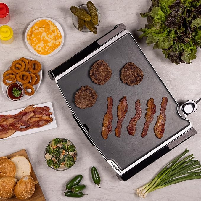 Presto 07073 XL Tilt-N-fold Electric Griddle, Black