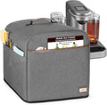 CURMIO Cocktail Machine Dust Cover Compatible with Bartesian Premium, Professional, Duet, Cocktail Maker Machine Dust Cover with Pockets for Cocktail Capsules, Gray, Patent Design