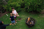 BBQ Dragon Smores Kit – 5 Extra Long Smore Sticks for Fire Pit – Telescoping Marshmallow Roasting Sticks – Durable Skewers for Smores and Hot Dogs – Outdoor Smores Kit with Color Handles