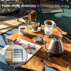 LINE+ARC Extra Thick Silicone Coasters (As Seen in NYTimes WireCutter) Waterproof Anti-Stain Heat-Safe Dishwasher-Safe Degrē Coasters (Set of 6, Winter Salad) Outdoor Rubber Mid-Century Modern