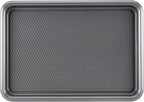 Ayesha Curry Nonstick Bakeware Set with Nonstick Bread Pan, Cookie Sheet, Baking Pan, Baking Sheet and Cake Pans - 6 Piece, SIlver